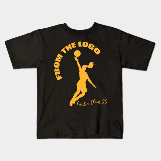 Caitlin Clark Kids T-Shirt by Nolinomeg